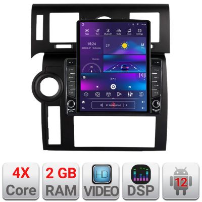 Navigatie Hummer H2 2002-2008 Quad Core ecran tip TESLA 9.7" cu Android Radio Bluetooth Internet GPS WIFI 2+32 DSP