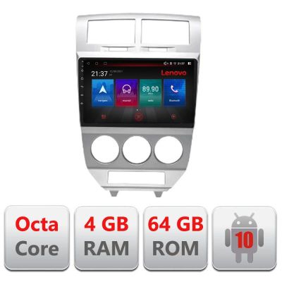 Navigatie Dodge Caliber 2006-2010 E-caliber-06 Octa Core cu Android Radio Bluetooth Internet GPS WIFI DSP 4+64GB 4G RESIGILAT