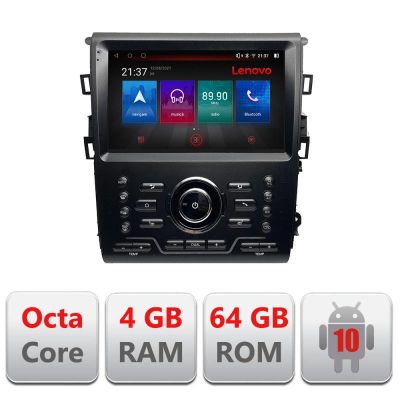 Navigatie Mondeo MK5 SYNC2 si SYNC 3 2015-2022 Octa Core cu Android Radio Bluetooth Internet GPS WIFI DSP 4+64GB 4G Ki RESIGILAT