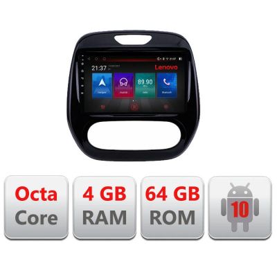 Navigatie Renault Captur E-CAPTUR Octa Core cu Android Radio Bluetooth Internet GPS WIFI DSP 4+64GB 4G RESIGILAT