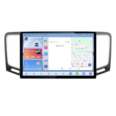 Navigatie dedicata VW Sharan 2011-2020 N-SHARAN Edonav ecran 13" 1K 4+64 Android Waze USB Navigatie 4G 360 Toslink Youtube Rad