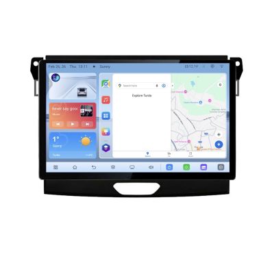 Navigatie dedicata Ford Ranger N-574 Edonav ecran 13" 1K 4+64 Android Waze USB Navigatie 4G 360 Toslink Youtube Radio KIT-574 si