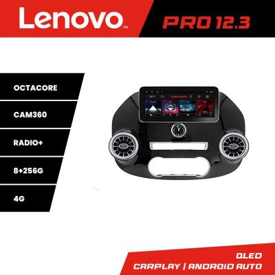 Navigatie Mercedes Vito 2016- format V Klass Lenovo PRO ecran 12.3 8+256 DSP 4G internet DSP Fibra optica
