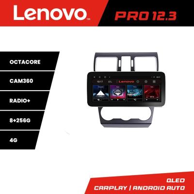 Navigatie Subaru Forester XV Lenovo Qled 12.3 inch Octa Core 8+256 360 DSP ADAS carplay android auto radio internet kit-062-2019+PRO-12.3-8+256