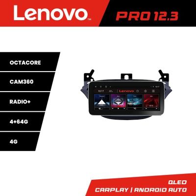 Navigatie Opel Corsa 2013-2016 K-corsa Lenovo PRO 4+64 12.3 inch qled android 4G DSP gps internet