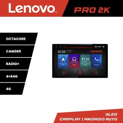 Navigatie Toyota Corolla Lenovo PRO 4+64 2K 13 inch qled android 4G DSP gps internet  Kit-063