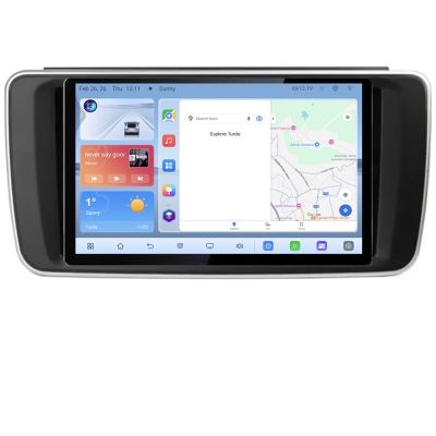 Navigatie Nissan Leaf 2018-2024 Qled 1K Octa Core 4+64 LTE 4G DSP Wifi 5Ghz android auto carplay radio gps internet kit-leaf+EDT-E413V3