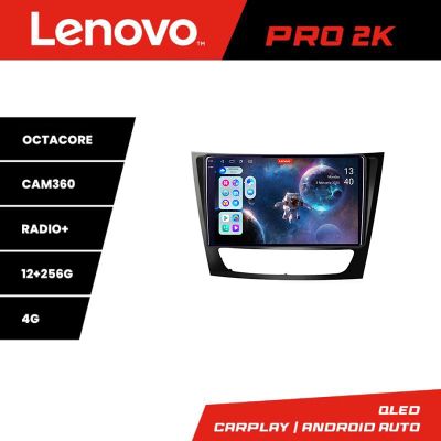 Navigatie Mercedes W211 W219 Lenovo Kit-090 8 core QLED 2K 12+256 360 Android Waze USB Navigatie Internet Youtube Radio