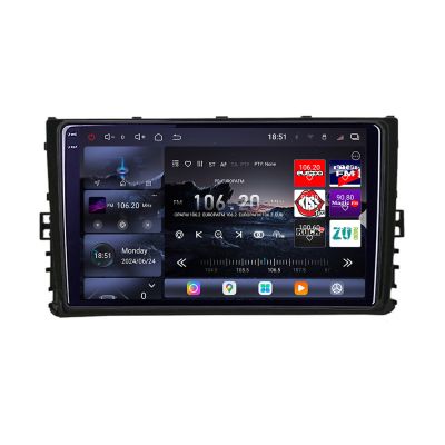 Navigatie Toyota Auris Corolla 2017-2018 Edotec Kit-auris-2017 8 core QLED 2K 16+512GB 360 Android Waze USB Navigatie Internet Youtube Radio