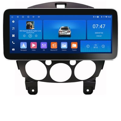 Navigatie Mazda 2 2007-2013 Edotec 4+64 12.3 inch Incell 1K android Wifi 5Ghz gps internet  Kit-mazda2