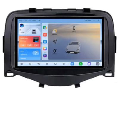 Navigatie Toyota Aygo Peugeot 108 Citroen C1 2016 - 2020 Ecran 7" 4+32GB 8Core Android radio gps Internet wifi 4G Carplay EDT-E407