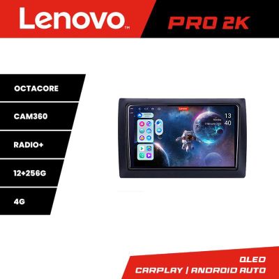 Navigatie Fiat Stilo Lenovo Kit-STILO 8 core QLED 2K 12+256 360 Android Waze USB Navigatie Internet Youtube Radio
