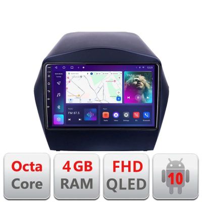 Navigatie Hyundai IX35 C-361 Android 8 Core 2.2 Ghz 8+128 Qled 1K ADAS 4G LTE GPS 360 KIT-361+EDT-E409V3