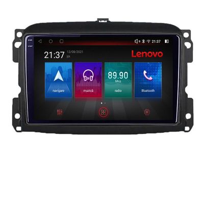 Navigatie Fiat 500 2015-2021 E-500 Octa Core cu Android Radio Bluetooth Internet GPS WIFI DSP 4+64GB 4G RESIGILAT