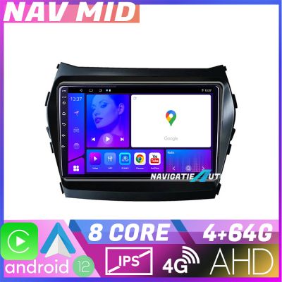 Navigatie Hyundai Santa Fe IX45 2012 2017 KIT 209 EDOTEC-LITE Android Ecran 720P Octa Core 4+32 Carplay