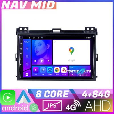 Navigatie Toyota Prado 2007 KIT 456 EDOTEC-LITE Android Ecran 720P Octa Core 4+32 Carplay v1