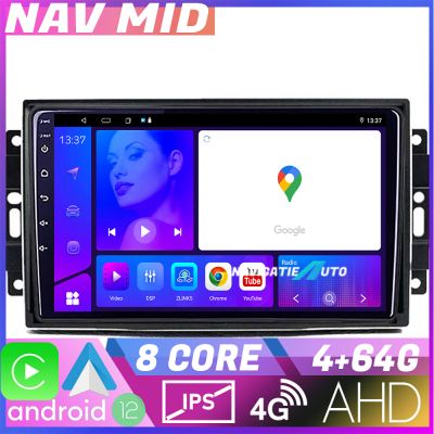 Navigatie Chrysler Jeep Octa Core EDOTEC-LITE Android Ecran 720P Octa Core 4+32 Carplay  Android auto v2