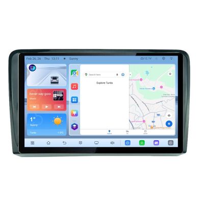 Navigatie VW PQB Qled 1K Octa Core 4+64 LTE 4G DSP Wifi 5Ghz android auto carplay radio gps internet EDT-E413V3